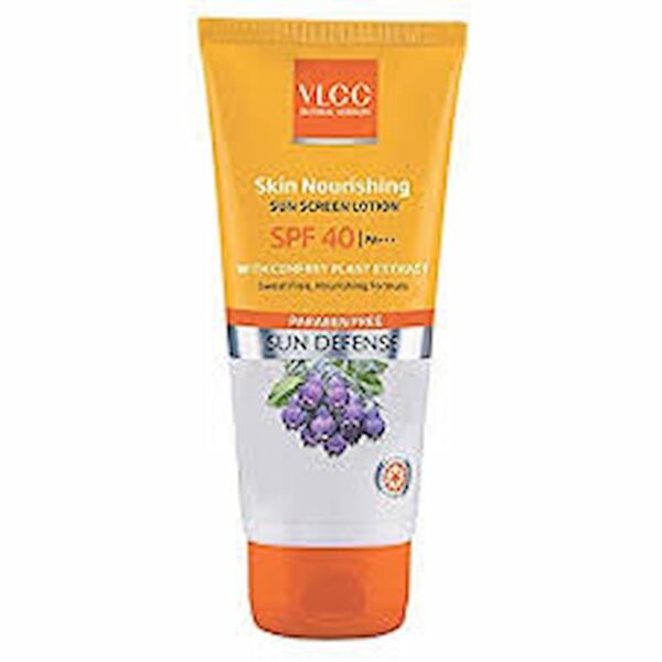 VLCC SKIN NOURISHING SUN SCREEN LOTION SPF 40 IPA ++++ WITH COMFREY PLANT EXTRACT, SUN DEFENSE 50 GM 3113