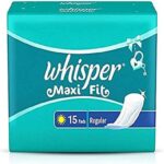 WHISPER MAXI FIT REGULAR 15 PADS 9746
