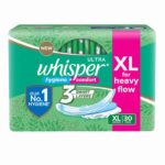 WHISPER ULTRA - HYGIENE + COMFORT XL 30 PADS 9953
