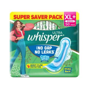 WHISPER ULTRA - HYGIENE + COMFORT XL 6 PADS 9744