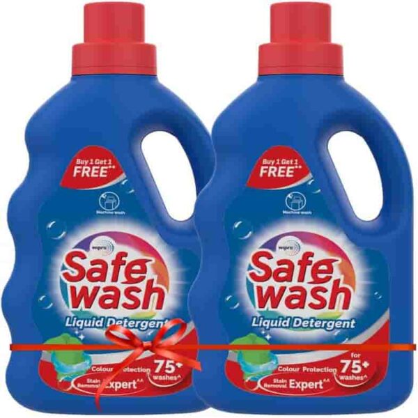 WIPRO SAFE WASH LIQUID DETERGENT 500+500 GMS 9273
