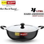BLACK MAGNUM STAINLESS STEEL DEEP KADAI 4.1 LTR MODEL NO. SKH-4 14150