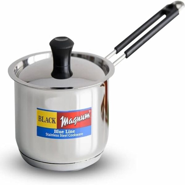 BLACK MAGNUM STAINLESS STEEL SAUCE PAN 2.200 LTR MODEL NO. SSP-3 14152