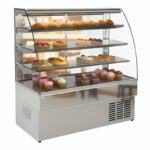 Curved Glass Refrigerated Bakery Display Case