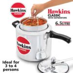 HAWKINS PRESSURE COOKER CLASSIC 6.5 LTR W O SEP 14068