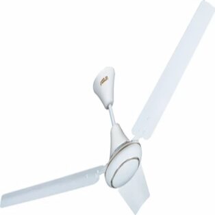 POOJA ECOPLUS CEILING FAN WITH MULTIFUNCTION REMOTE 48 1200MM COLOUR-PEARL WHITE. 14177