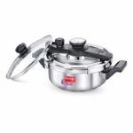 PRESTIGE CLIP-ON SVACHH STAINLESS STEEL PRESSURE COOKER 3.0 L WITH GLASS LID 14139