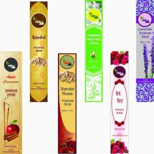 SAI ADORE COLLECTION AGARBATTI 25 STICKS ( SANDAL, JASMINE, LAVENDER, ROSE & COCONUT ) 13076