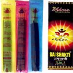 SAI ADORE' COLLECTION AGARBATTI SAI SHAKTI (3 IN 1) 25 STKS 8'' 13077