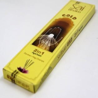 SANGAM SAI BHAKTI GOLD AGARBATTI (TWO IN ONE) 25 STICKS 13083