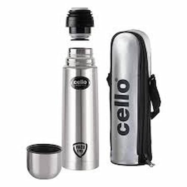 CELLO STAINLESS STEEL DOUBLE WALL LIFE STYLE FLASK 1000 ml 15050