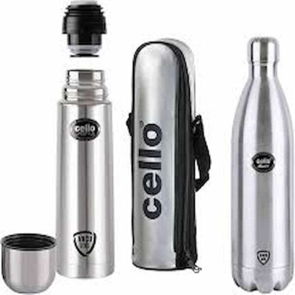 CELLO STAINLESS STEEL DOUBLE WALL LIFE STYLE FLASK 500 ml 15049