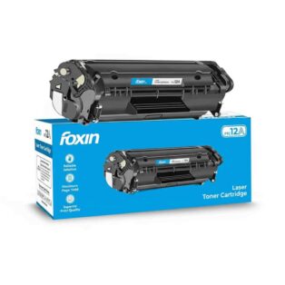 Foxin FTC 12A Laser Printer Toner Cartridge Compatible with HP 1020, M1005, 1018, 1010, 1012, 1015, 1022, 1022N, 1022NW, 3015, 3020, 3030, 3050, 3050Z, 3052, 3055, Canon LBP29002900B3000  303FX9
