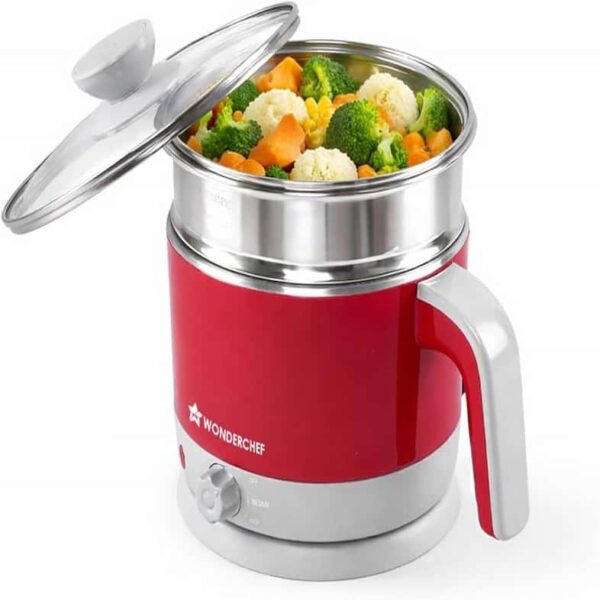 LUXE MULTI-COOK KETTLE RED 1.2 LTRS 15062