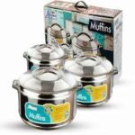 MUFFINS ELEGANT 3 PCS SET 'MAGMA' S S HOT POT (1000, 1500, 2500) 14982