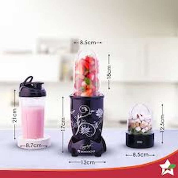 NUTRIBLEND BLACK 2 JAR + SIPPER JAR 15063