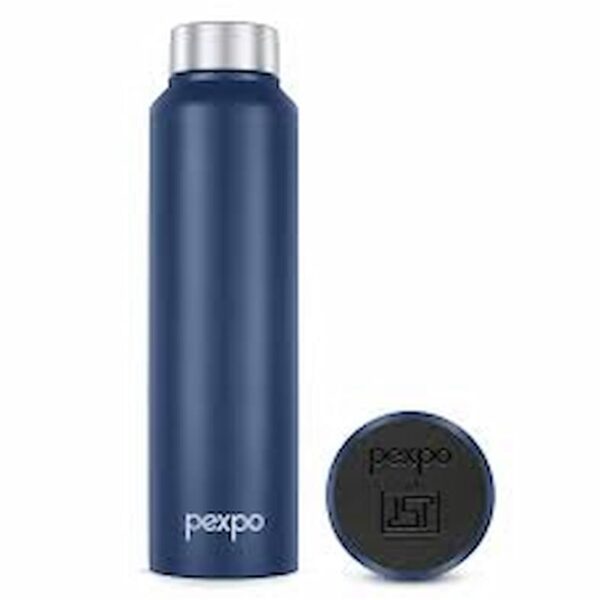 PEXPO CHROMO STAINLESS STEEL FRIDGE BOTTLE MATT FINISH 1000ML PXP 1004 DV 15098