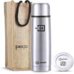 PEXPO FLAMINGO STAINLESS STEEL DOUBLE WALL MATT FINISH-500ML HOT AND COLD BOTTLE PXP 1006BR 15094
